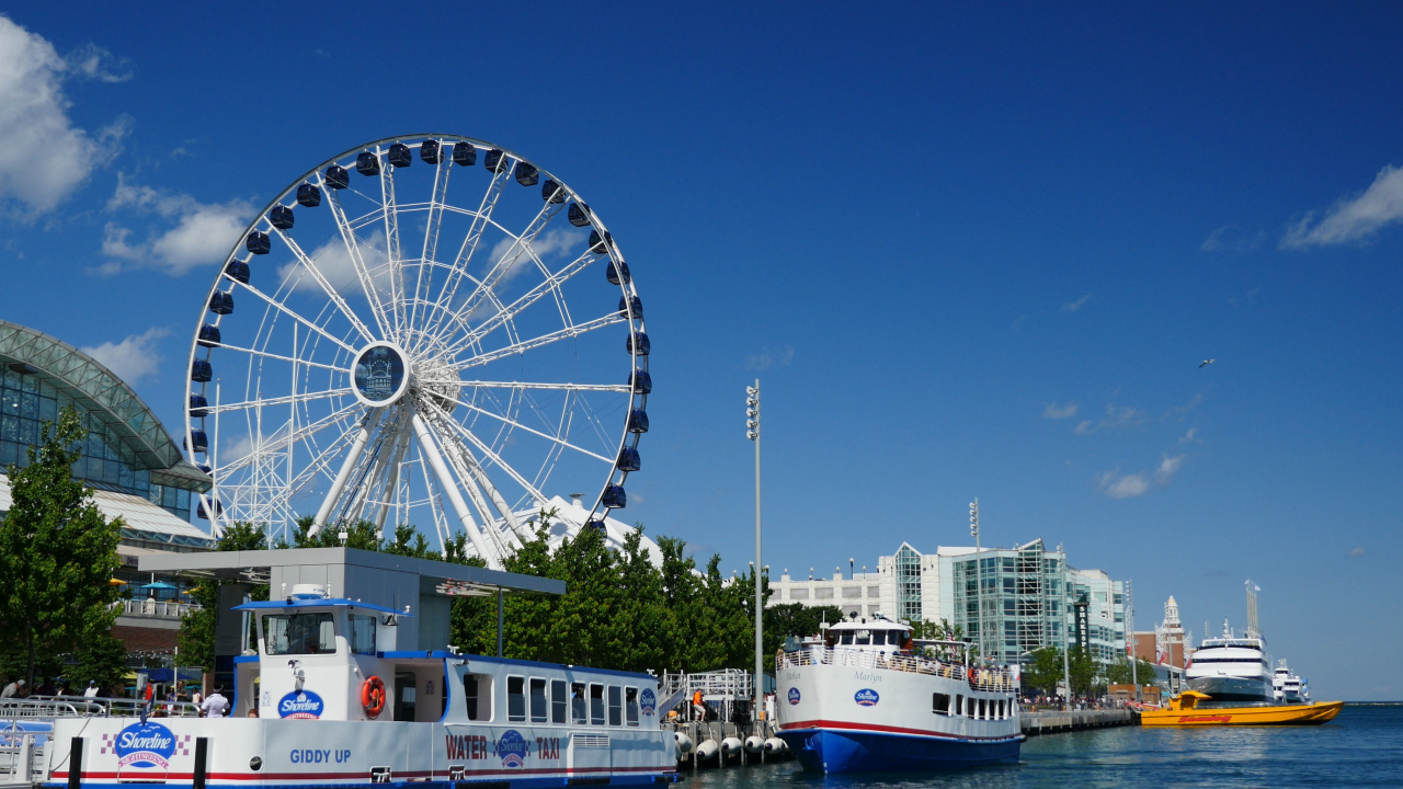 navy pier sailboat